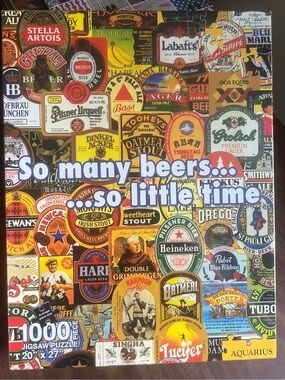 Puzzle So Many Beers 1000 Piece